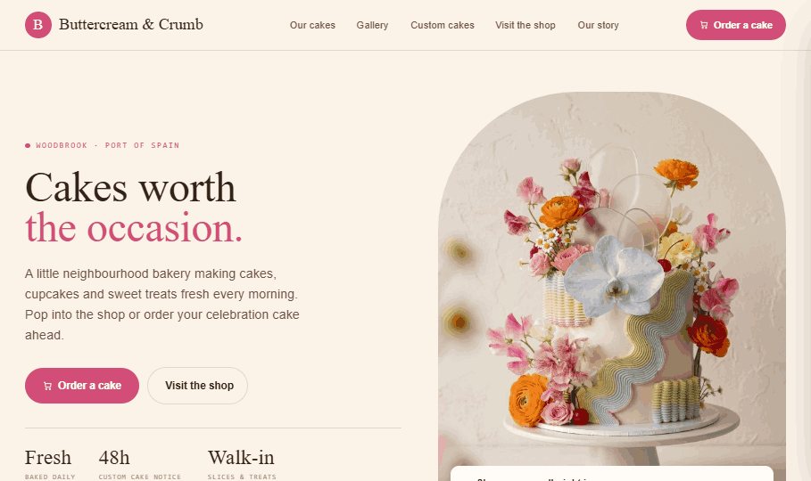 The Cake Counter template preview