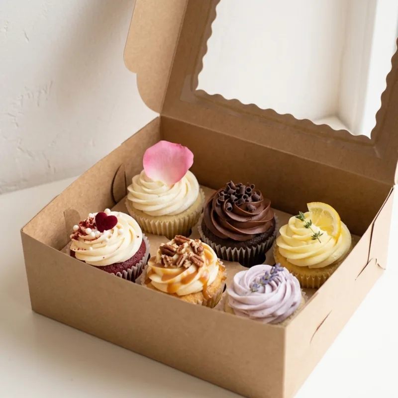 Box of cupcakes