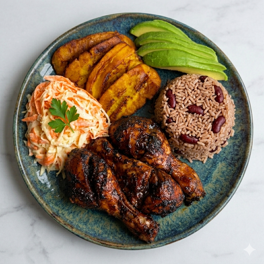 A full plate with provision and sides